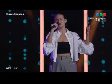 Lucia Gutierrez canta en la voz audiciones 2022