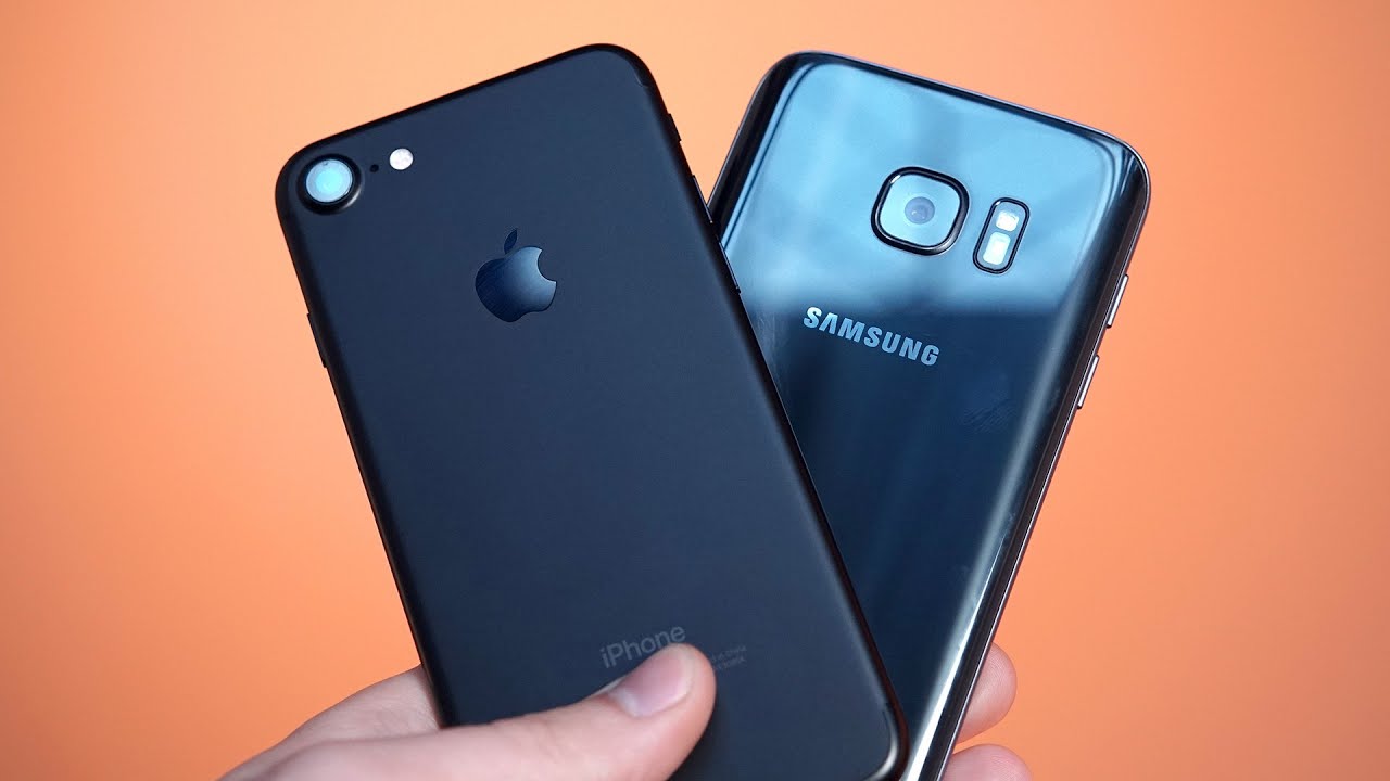 iPhone 7 vs Samsung Galaxy S7 Speed Test!
