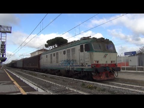 E652.135 sul MRS 51317 Lecco Maggianico - Villa San Giovanni Bolano, in transito a Pomezia