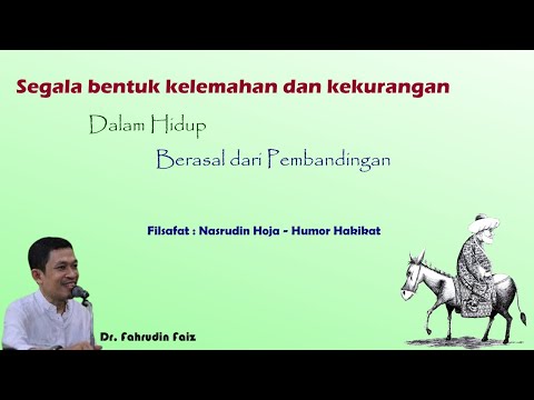 Nasehat Nasrudin Hoja Part 11 | Ngaji Filsafat | Dr. Fahrudin Faiz | Sufi
