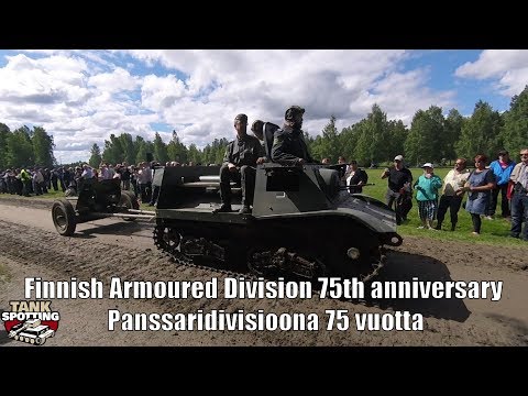 Finnish Armoured Division 75th Anniversary #11 Parade World War II era equipment
