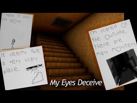 She Hides In The Basement All Her Life *All Endings* - My Eyes Deceive (Full Game, No Commentary)