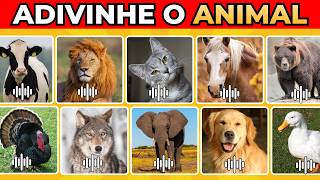 🐯 Adivinhe o Animal pelo Som 🔊 | Desafio dos Animais | Detona Quiz
