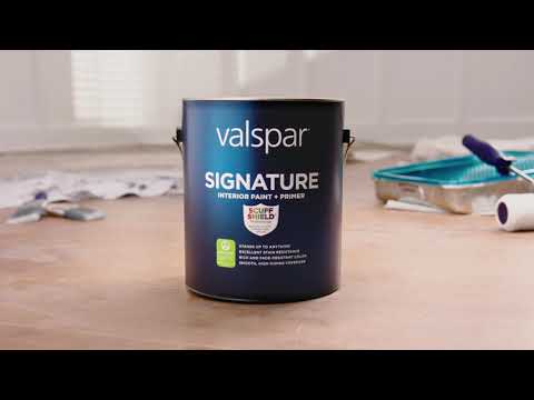 Valspar signature interior paint + primer