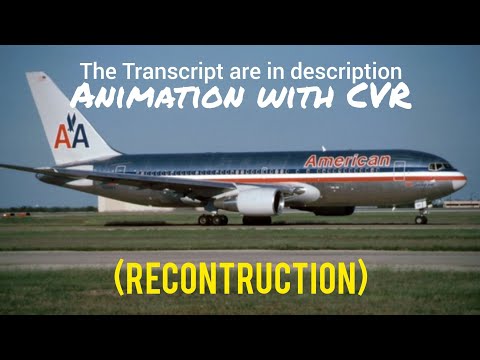American Airlines Flight 11 Crash || Animation with CVR. (Subtitles/CC On)