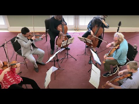 Brahms String Sextet No. 2 in G major, Op. 36, mvt 2 at the Apple Hill Center for Chamber Music