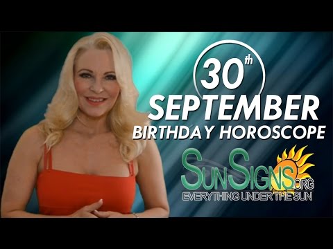 September 30th Zodiac Horoscope Birthday Personality - Libra - Part 1