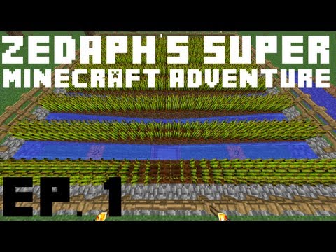 Zedaph's Super Minecraft Adventure: E1 - Wheat And The Chickenerator
