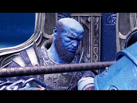 Kratos Helps Brok Feel Special - Brok Blesses The Draupnir Spear for Kratos - God of War Ragnarok
