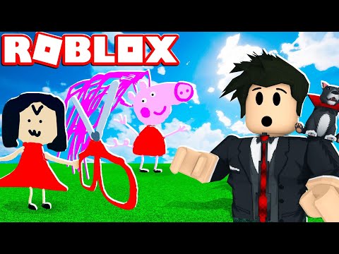 LOKIS CUTTING PIG'S HAIR | Roblox - Doodle Transform