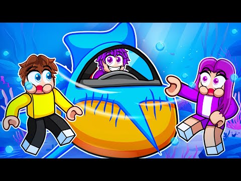 Spending $567,879 on the SEA BREACHER BOAT in Roblox SHARKBITE!