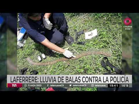 Laferrere: recibieron a la policía a los tiros con ametralladoras