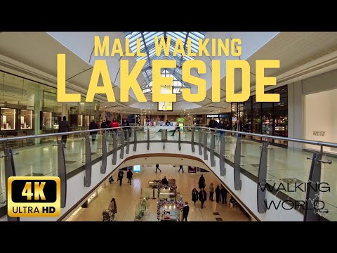 🚶‍♂️Lakeside Shopping Centre Walking Tour | Essex Mall Walk in Stunning 4K 60FPS 🛍️ | February 2025