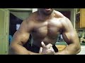 Pec Dance Natural Bodybuilder unbelievable size Posing and flexing