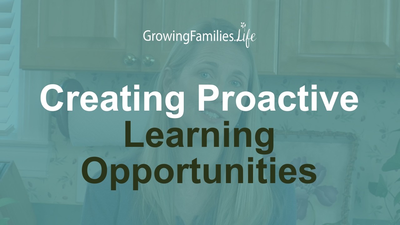 Creating Proactive Learning Opportunities - 8 month old