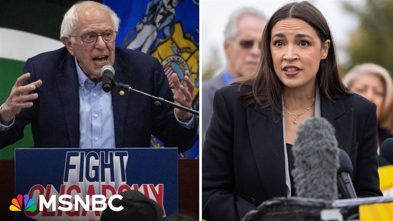 Sanders, AOC hold events rallying against Trump and Musk
