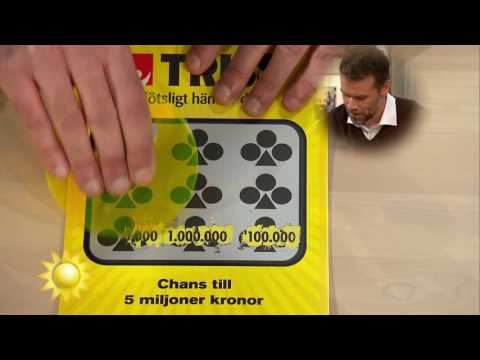 Johan från Lidingö skrapar Triss. - Nyhetsmorgon (TV4)