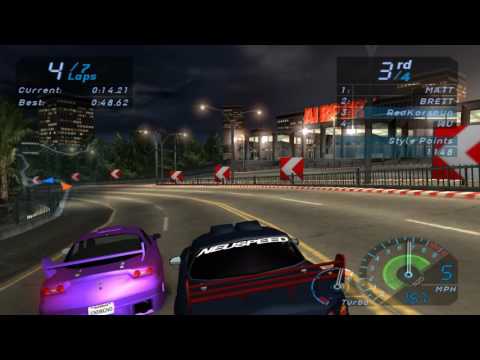 Need for Speed Underground on Hard [103] - Circuit (7 laps, Mazda MX-5 Miata)