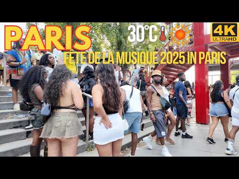🎶 Fête de la Musique 2025 à Paris 🇫🇷 | Balade à pied, Performances de Rue & Ambiance Festive