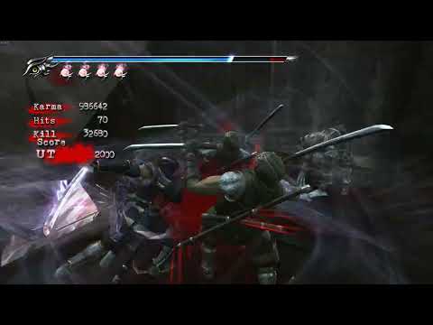 Ninja Gaiden Sigma 2 Black Mod - Staircase Fight - Warrior Difficulty