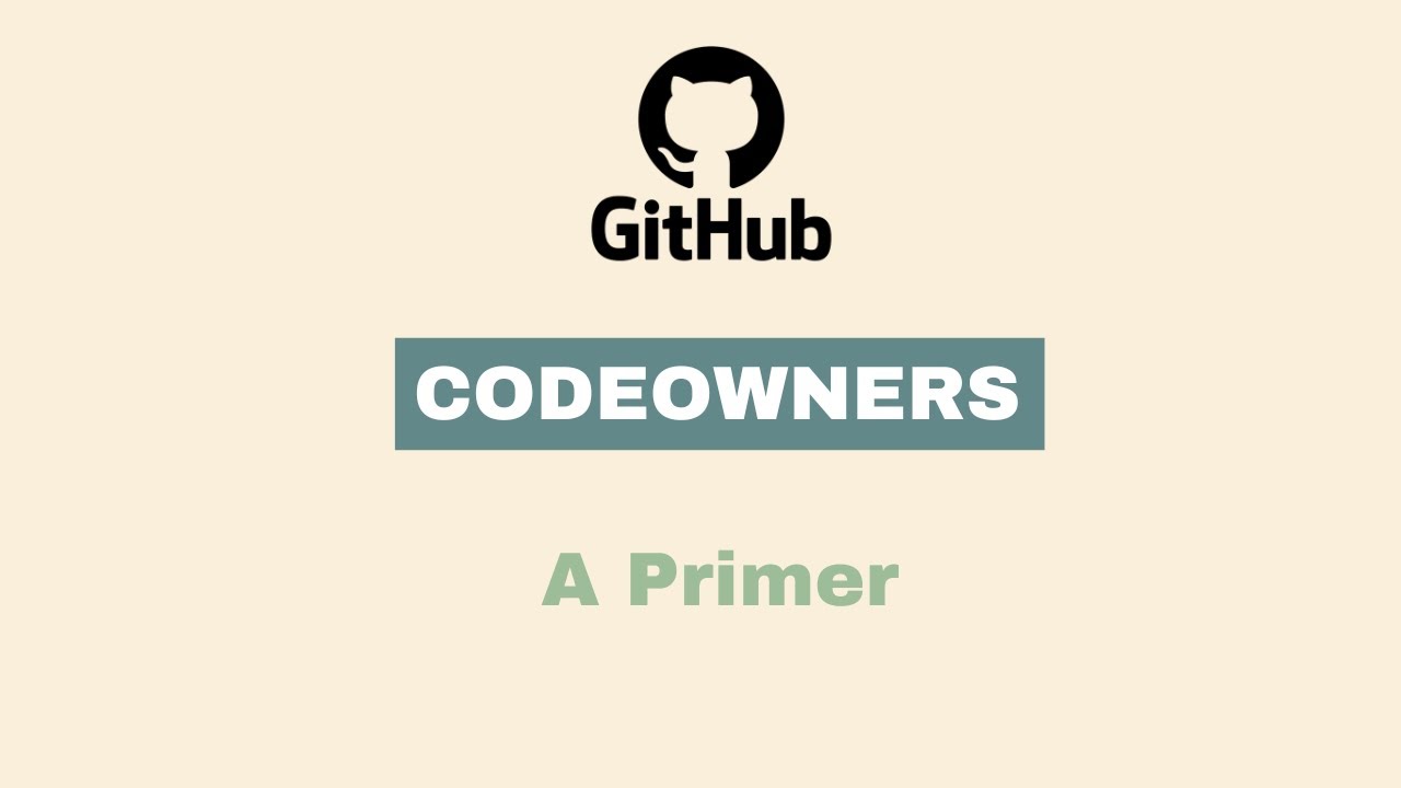 CODEOWNERS File on Github - A Primer #shorts