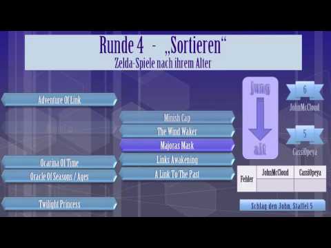 Schlag den John Staffel 5, Runde 4: Sortieren [German/Deutsch Gameshow]