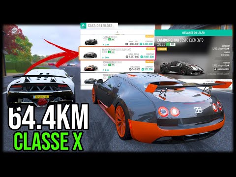 CORRIDA 64.4KM de VELICIDADE com CARROS CLASSE X de LEILÃO - Forza Horizon 4