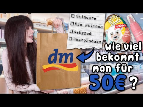 Wie weit komme ich mit 50€ bei dm? 💸