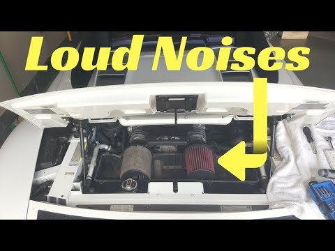 Audi R8 V10 Just Got BMC Race Filters... Some Quick Pulls