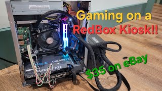 Gaming on a RedBox Kiosk!!