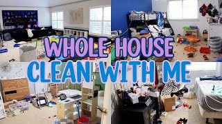 *WHOLE HOUSE* CLEAN & DECLUTTER WITH ME! CLEANING MOTIVATION! CLEANING ROUTINE! MESSY TO MINIMAL!