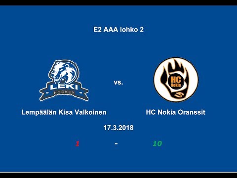 21 - Lempäälän Kisa Valkoinen vs. HC Nokia Oranssit