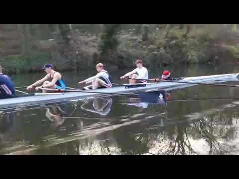 Fillipi coxed four training - looking for poise at the catch and good boat run