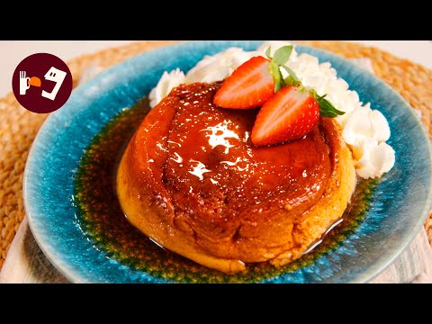 FLAN DE HUEVO casero - SIN HORNO y SIN HARINA