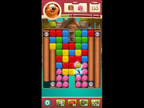 Toon Blast Level 2205 - NO BOOSTERS 🐻🐺🐱 | SKILLGAMING ✔️