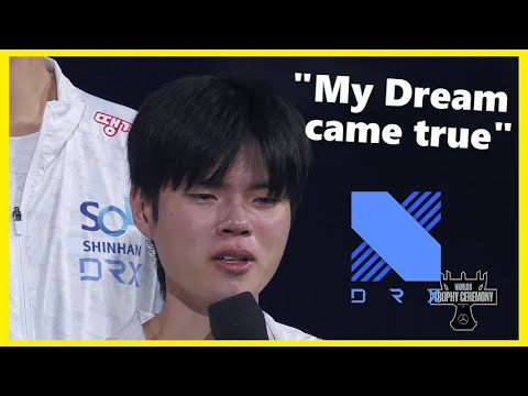 Deft tears of Joy in Worlds Winner's Interview