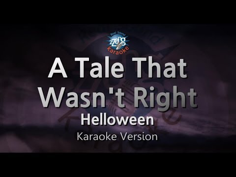 Helloween - A Tale That Wasn't Right (Neverland) (Melody) (Karaoke Version)