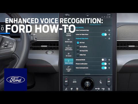 SYNC® 4 Technology with Enhanced Voice Recognition | Ford How-To | Ford