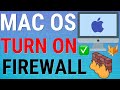 How To Enable Firewall On MacBook & Mac