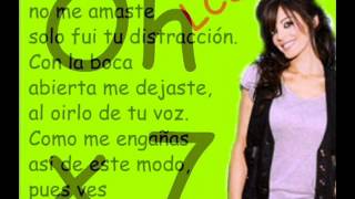 Merche- Si te marchas (lyrics)