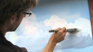 How to paint clouds technique – Mural Joe