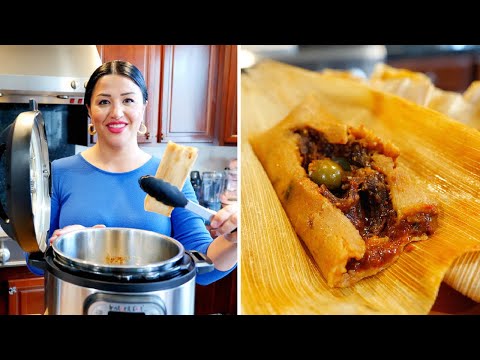 How to make Mexican VEGAN TAMALES, The Best Step By Step Recipe in an Instant pot & Stand Mixer