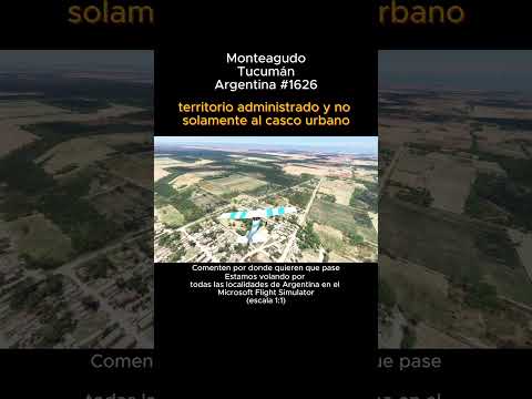 Monteagudo, Tucumán desde el Microsoft Flight Simulator #monteagudo #tucuman #argentina #msfs2024