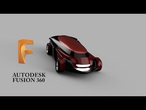 Speed Run - Car Designing Future Cars in Autodesk Fusion 360