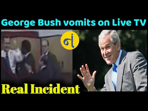 #George Bush vomits on the Prime Minister of Japan.. #Shorts #Short |Namastey India