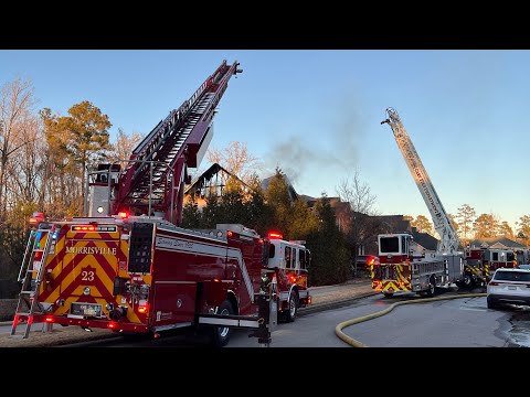 **2ND ALARM** Cary Residential Structure Fire 2-7-26