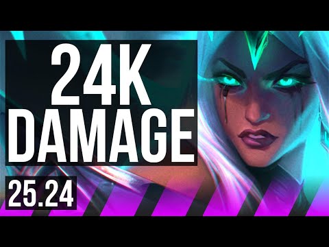 KARMA & Aphelios vs LEONA & Caitlyn (SUP) | 24K damage | NA Master | 25.24