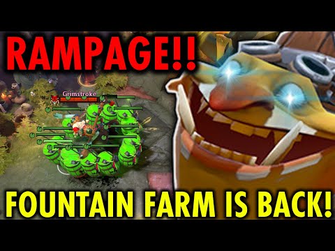 Techies Fountain Farming is Back!!   How to Mid with 200IQ!!!