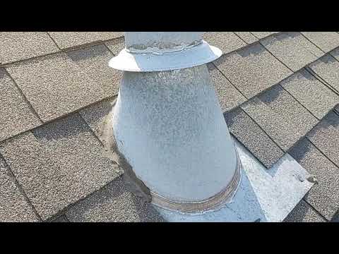 Roof leak or Leaking B vent flue pipe?