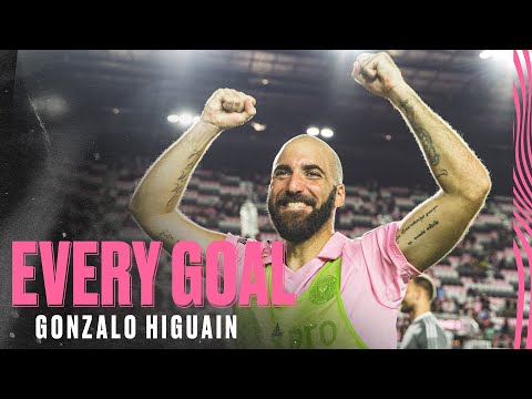 EVERY SINGLE GONZALO HIGUAIN GOAL WITH INTER MIAMI